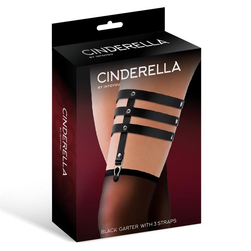 Cinderella Ζαρτιέρα με 3 Ιμάντες από Vegan Δέρμα – One Size