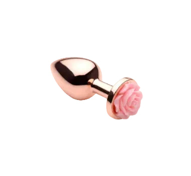 Rose Butt Plug – Πρωκτική Σφήνα με Ροζ Τριαντάφυλλο (Medium)