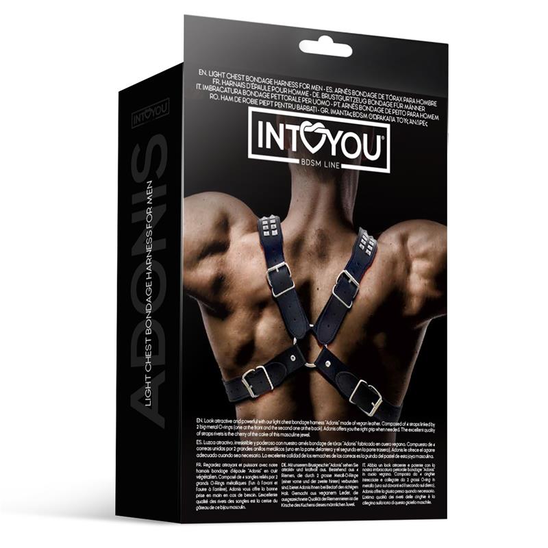 Adonis - Harness Στήθους για Άνδρες – Vegan Δέρμα