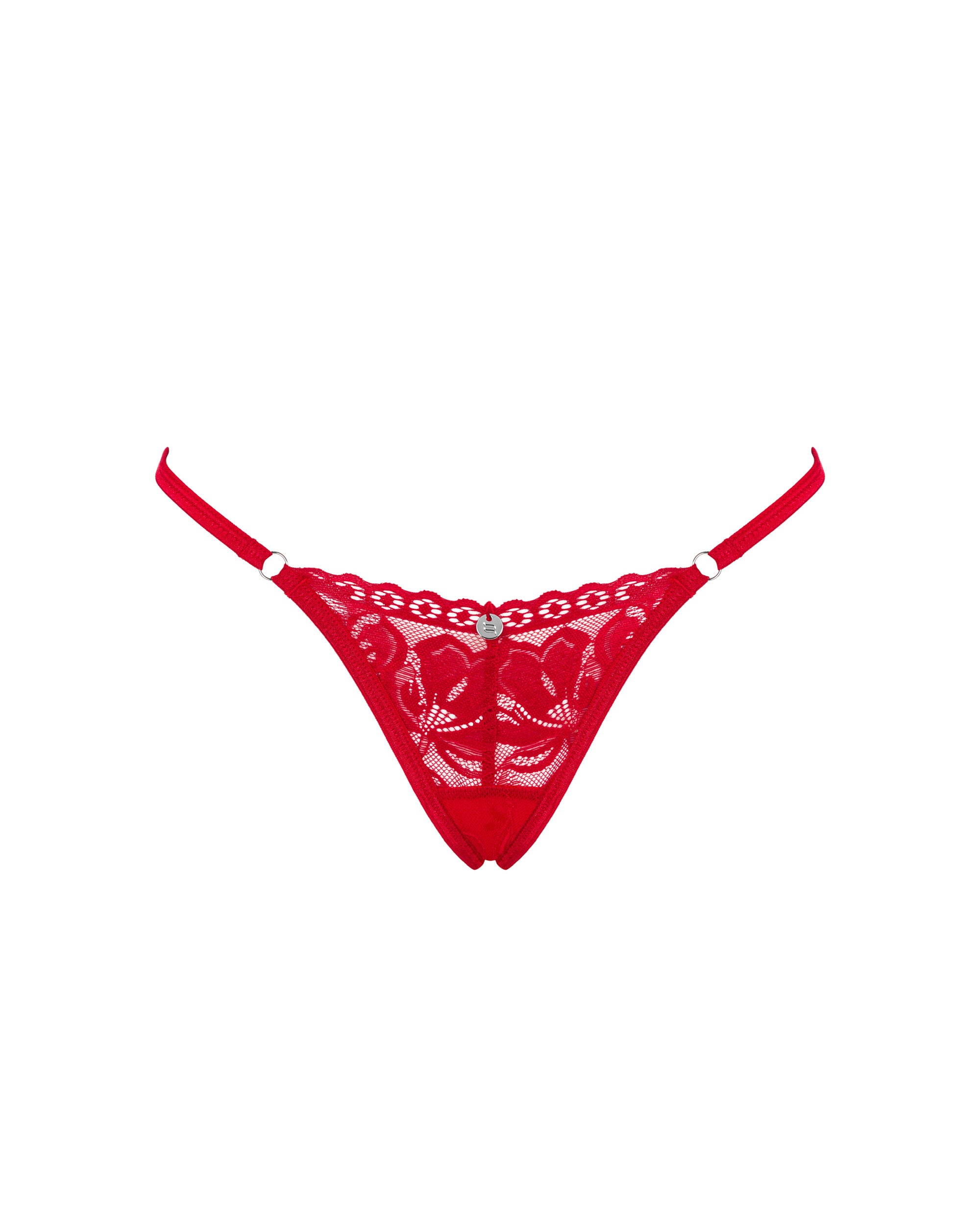 Lacelove Κόκκινο Στρινγκ Plus Size
