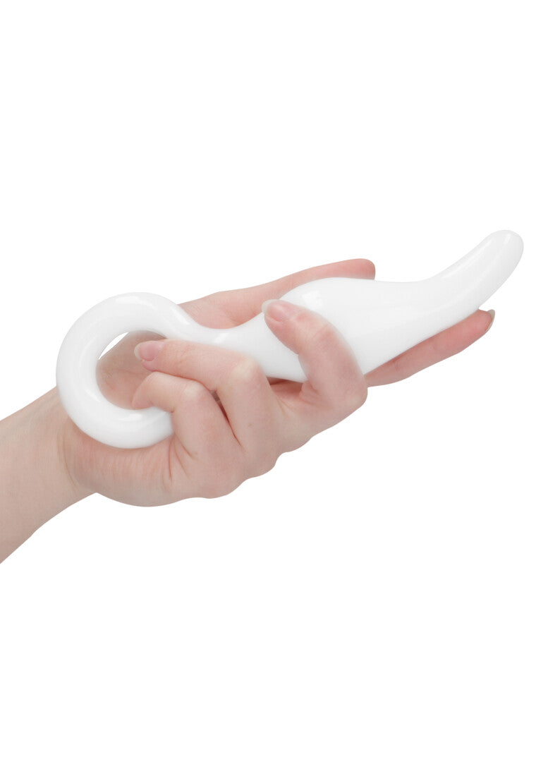 Gripper – Γυάλινο Dildo με Λαβή-Δαχτυλίδι