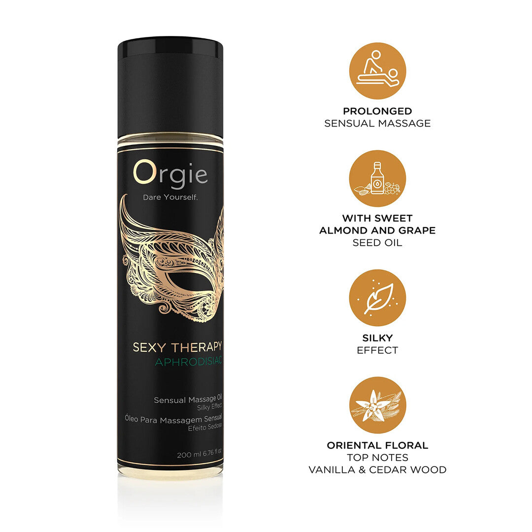 Sexy Therapy Aphrodisiac – Λάδι Μασάζ Αφροδισιακό – 200 ml (7 fl oz)