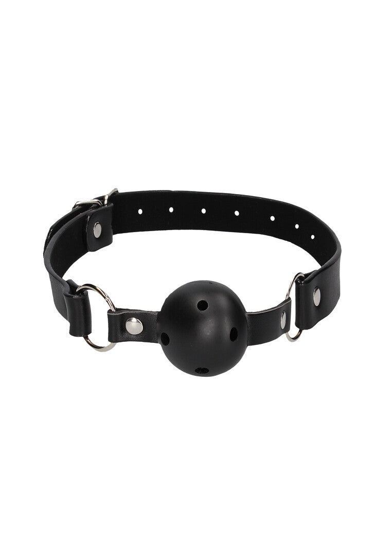 Ball Gag με Αναπνεύσιμο Σχεδιασμό Μαύρο