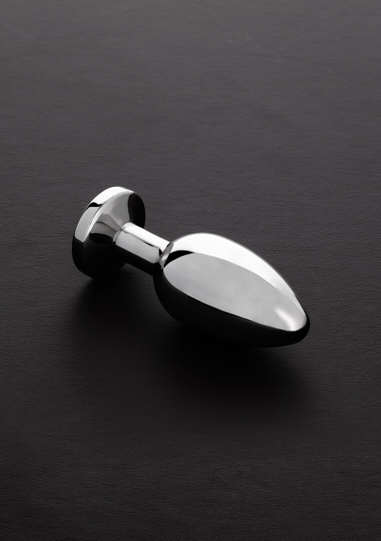 Butt Plug με Κόκκινο Κρύσταλλo - Medium